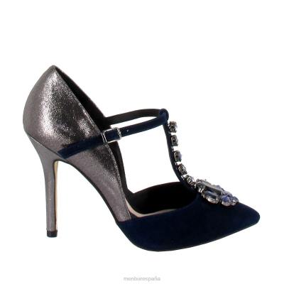 Menbur mujer armando 204L4663 tacones altos azul oscuro