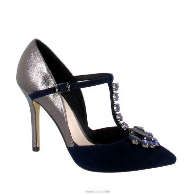 Menbur mujer armando 204L4663 tacones altos azul oscuro