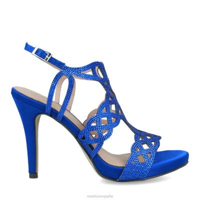 Menbur mujer arni 204L933 tacones altos azul medio