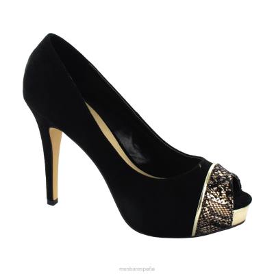 Menbur mujer arrecife 204L1169 tacones altos oro