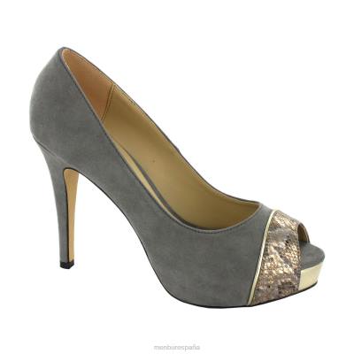 Menbur mujer arrecife 204L4714 tacones altos gris