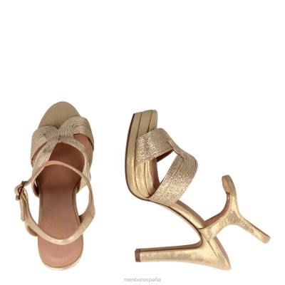 Menbur mujer arsiero 204L1244 tacones altos oro