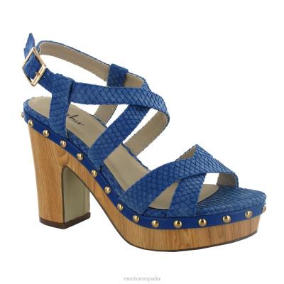 Menbur mujer arsita 204L5188 tacones altos azul medio