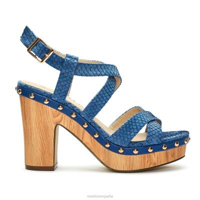 Menbur mujer arsita 204L5188 tacones altos azul medio