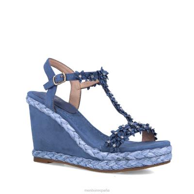 Menbur mujer atlante 204L5459 tacones altos azul claro