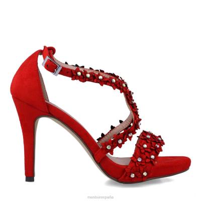 Menbur mujer atlante 204L5461 tacones altos rojo