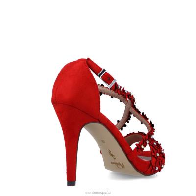 Menbur mujer atlante 204L5461 tacones altos rojo