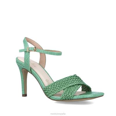 Menbur mujer atreo 204L3986 tacones altos verde