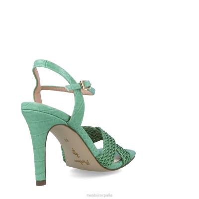 Menbur mujer atreo 204L3986 tacones altos verde