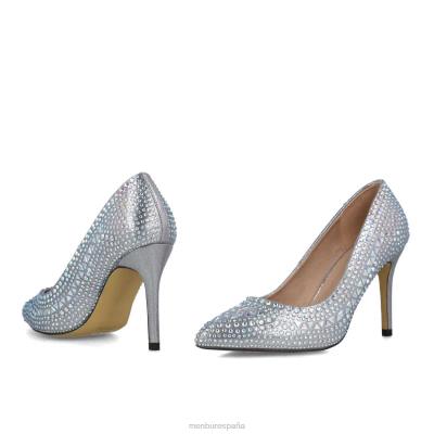 Menbur mujer axinita 204L3850 tacones altos gris