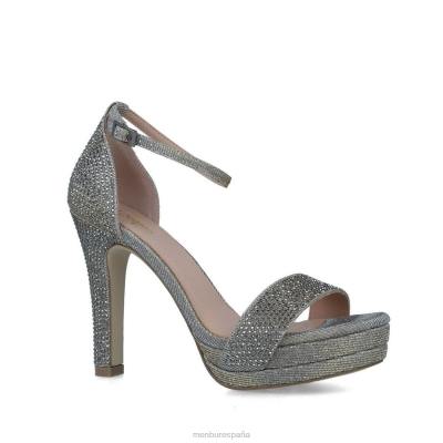 Menbur mujer azalea 204L5382 tacones altos gris