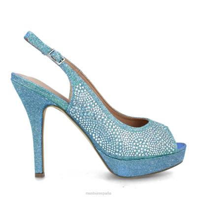 Menbur mujer badolato 204L4093 tacones altos azul medio