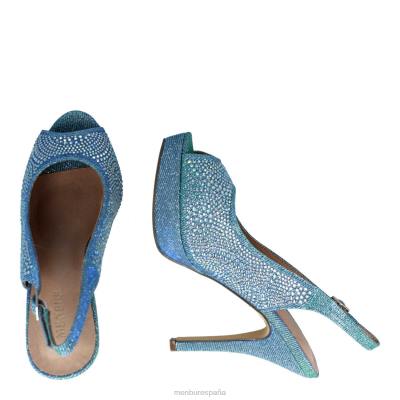 Menbur mujer badolato 204L4093 tacones altos azul medio