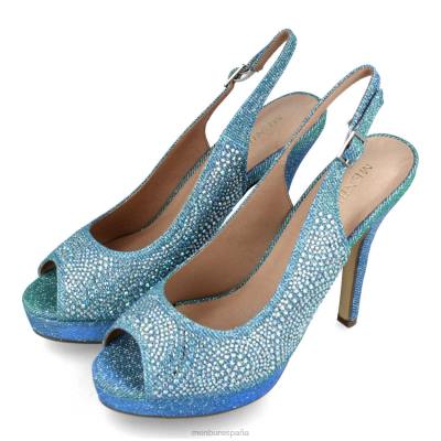 Menbur mujer badolato 204L4093 tacones altos azul medio