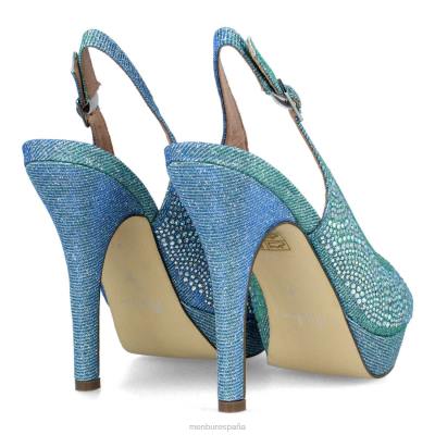 Menbur mujer badolato 204L4093 tacones altos azul medio