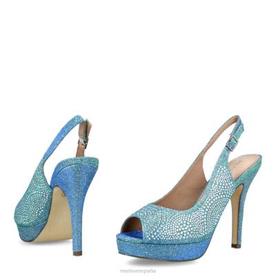 Menbur mujer badolato 204L4093 tacones altos azul medio