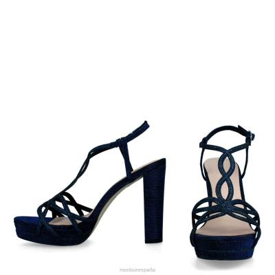 Menbur mujer balmelle 204L4896 tacones altos azul oscuro