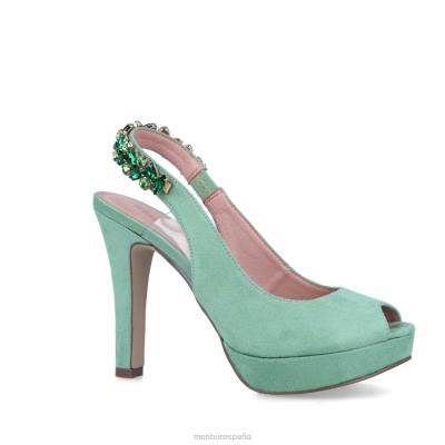 Menbur mujer baragazza 204L4581 tacones altos verde