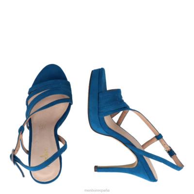 Menbur mujer barete 204L819 tacones altos azul medio