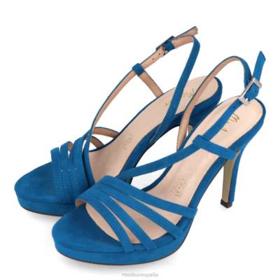 Menbur mujer barete 204L819 tacones altos azul medio