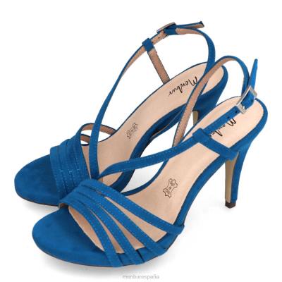 Menbur mujer barete 204L819 tacones altos azul medio