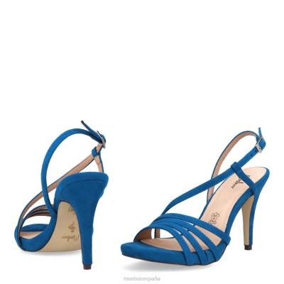 Menbur mujer barete 204L819 tacones altos azul medio