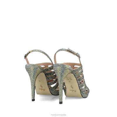 Menbur mujer basílico 204L4063 tacones altos gris