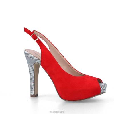 Menbur mujer bauca 204L1483 tacones altos rojo