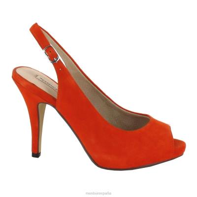 Menbur mujer bautista 204L4618 tacones altos naranja