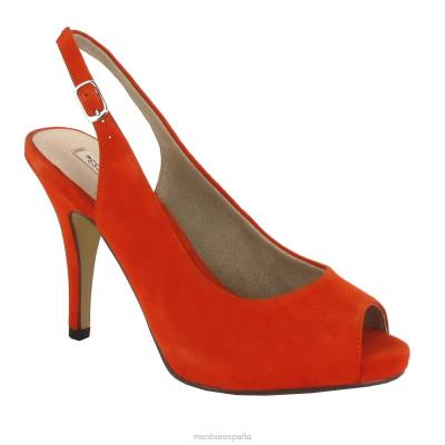 Menbur mujer bautista 204L4618 tacones altos naranja