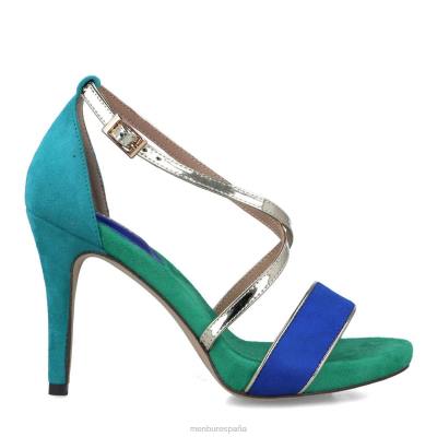 Menbur mujer belladama 204L4975 tacones altos azul medio