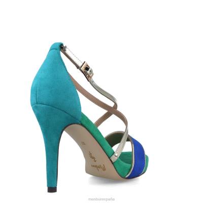 Menbur mujer belladama 204L4975 tacones altos azul medio