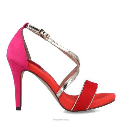 Menbur mujer belladama 204L4976 tacones altos coral