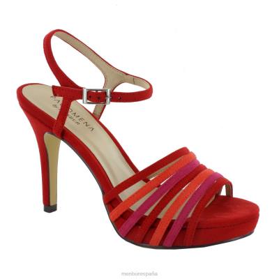 Menbur mujer benín 204L1361 tacones altos rojo