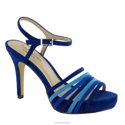 Menbur mujer benín 204L5164 tacones altos azul medio