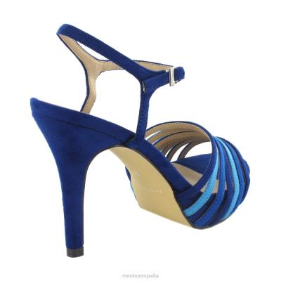 Menbur mujer benín 204L5164 tacones altos azul medio