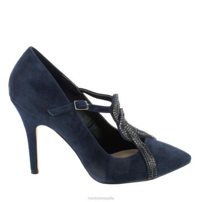 Menbur mujer benacazón 204L1172 tacones altos azul oscuro