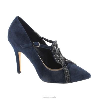 Menbur mujer benacazón 204L1172 tacones altos azul oscuro