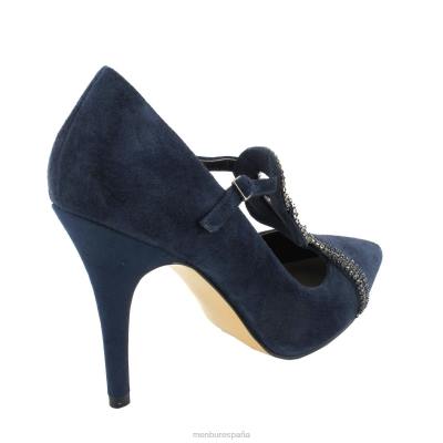 Menbur mujer benacazón 204L1172 tacones altos azul oscuro