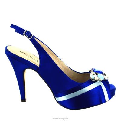 Menbur mujer benacebada 204L4701 tacones altos azul medio