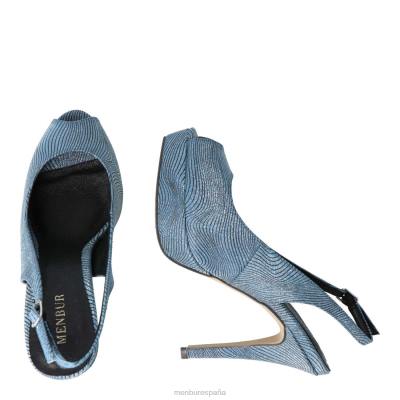 Menbur mujer bertolli 204L4092 tacones altos azul medio