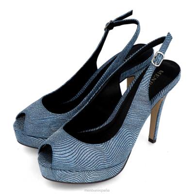 Menbur mujer bertolli 204L4092 tacones altos azul medio