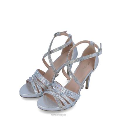 Menbur mujer bitetto 204L4041 tacones altos plata