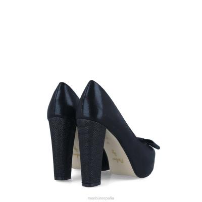 Menbur mujer blanca 204L4111 tacones altos negro