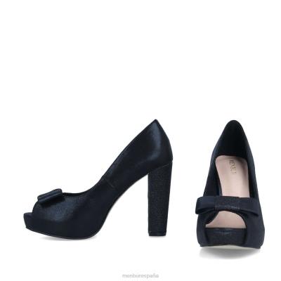 Menbur mujer blanca 204L4111 tacones altos negro