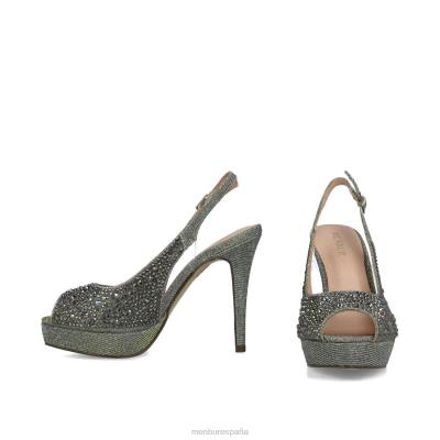 Menbur mujer bolina 204L831 tacones altos gris