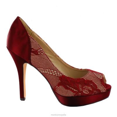 Menbur mujer bonaché 204L4778 tacones altos rojo