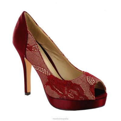 Menbur mujer bonaché 204L4778 tacones altos rojo