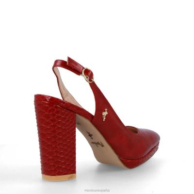 Menbur mujer bonivini 204L1290 tacones altos rojo