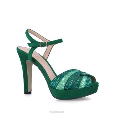 Menbur mujer borgesati 204L1486 tacones altos verde